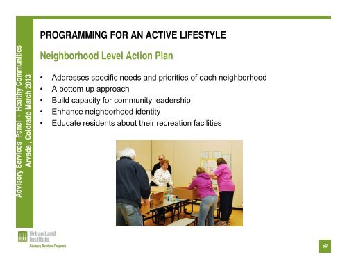 Download the Arvada presentation - Urban Land Institute