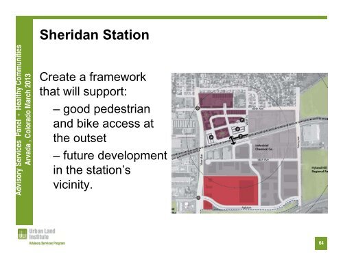 Download the Arvada presentation - Urban Land Institute