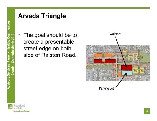 Download the Arvada presentation - Urban Land Institute