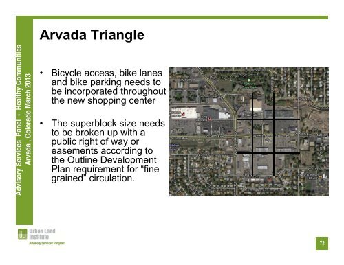 Download the Arvada presentation - Urban Land Institute