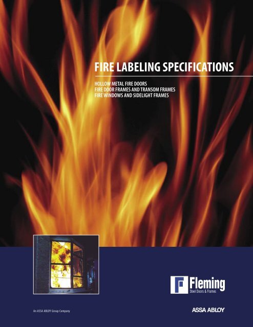 Fire Labeling Specifications Fleming