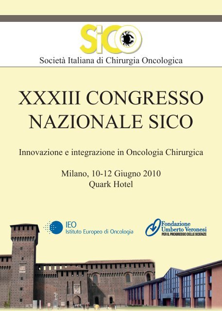 XXXIII CONGRESSO NAZIONALE SICO - Kassiopea Group S.r.l.