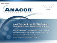 Local Tolerability of AN2728 Topical Ointment, 2% in ... - Anacor