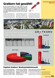 Wer sind die neuen? - Marktgemeinde Gratkorn