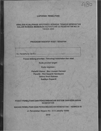 Klik Disini - KM Ristek - Kementerian Riset dan Teknologi