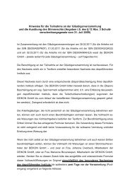 Vollmacht an die Stimmrechtsvertreter - DEIKON GmbH