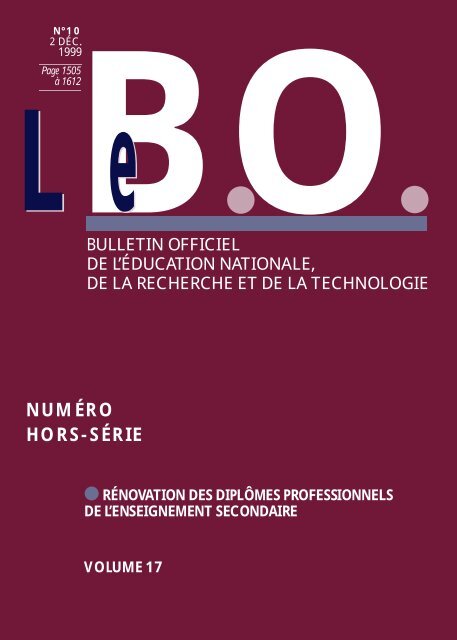 Annexe - MinistÃ¨re de l'Ãducation nationale
