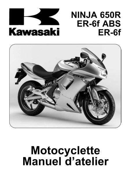 Porte-Clés Moto Kawasaki ER-6N en Gomme