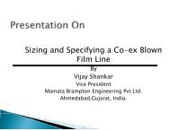 Sizing and Specifying a Coex Blown Film Line - PackPlus South