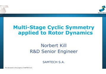 Multi-Stage Cyclic Symmetry