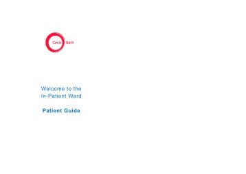 Welcome to the In-Patient Ward Patient Guide - Circle