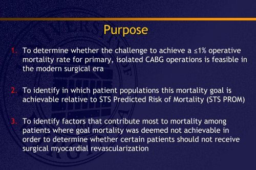 P Median STS PROM - American Association for Thoracic Surgery