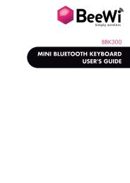mini bluetooth keyboard user's guide bbk300 - BeeWi Simply Wireless