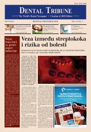 DENTAL TRIBUNE Croatian & BiH Edition - Dental Media Grupa