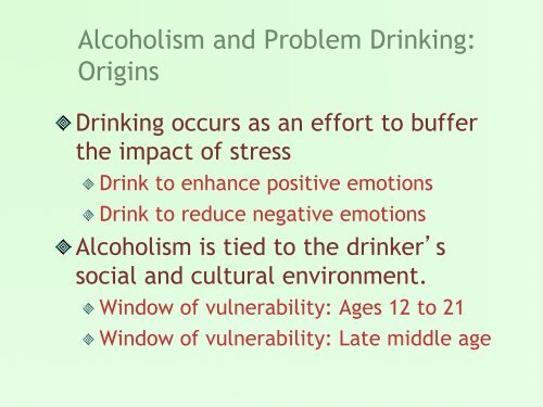 Power Point Slides Alcohol - Meagher Lab