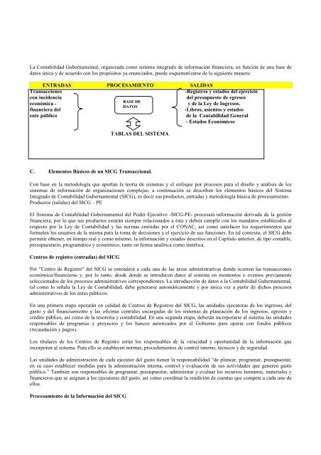 Clasificador por Objeto del Gasto Adecuaciones - SecretarÃ­a de ...