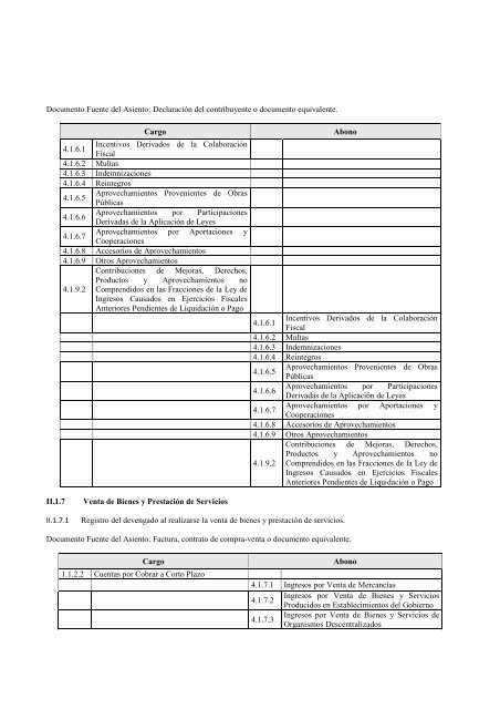 Clasificador por Objeto del Gasto Adecuaciones - SecretarÃ­a de ...