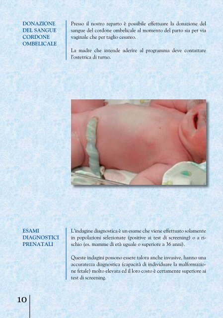Opuscolo Percorso nascita - Ginecologia - Azienda Sanitaria ...