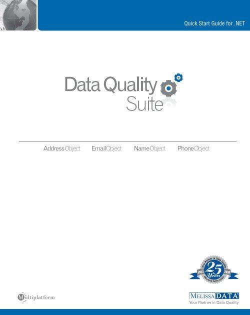 Quick Start Guide for .NET - Melissa Data