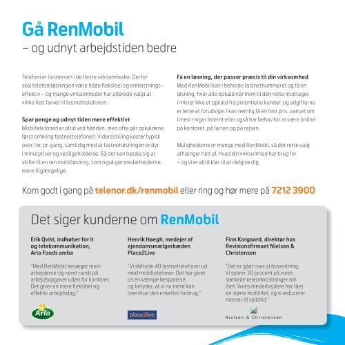 Drop fastnettet og gÃ¥ RenMobil - Telenor