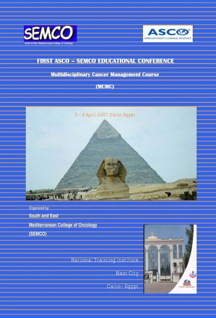 FIRST ASCO â SEMCO EDUCATIONAL CONFERENCE ... - icedoc