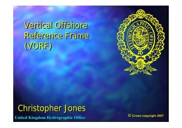 Vertical Offshore Reference Frame (VORF) Vertical ... - Iho-ohi.net