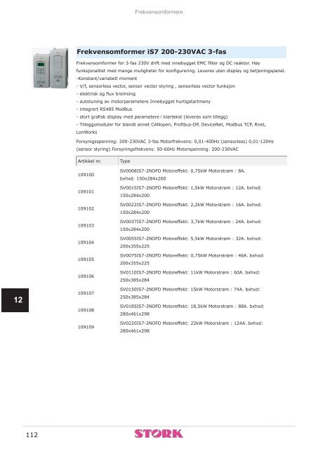 Katalog Automasjon - Stork AS