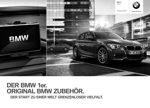 F20 DE Titel.indd - BMW Deutschland