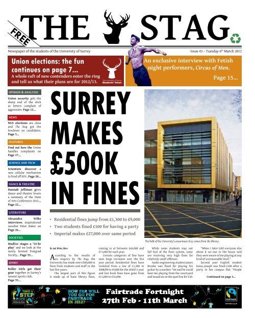 Issue 43 - University of Surrey's Student Union