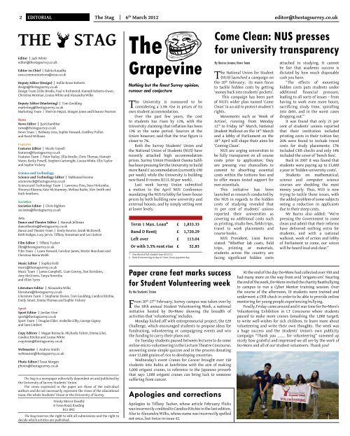 Issue 43 - University of Surrey's Student Union