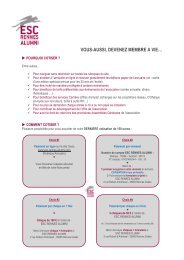 formulaire ci-joint - ESC Rennes Alumni