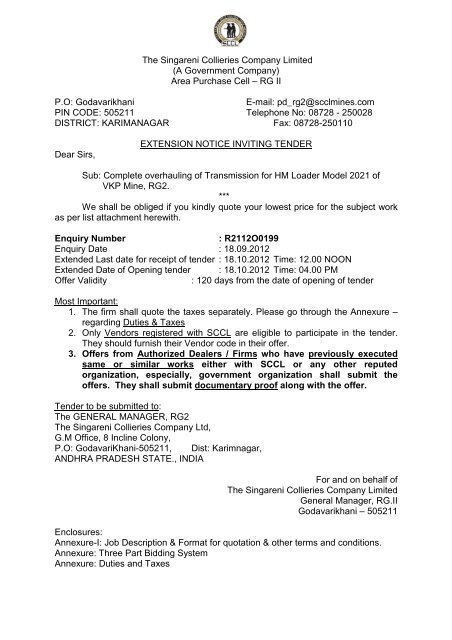 Area Purchase Cell A Rg Ii Po Godavarikhani E Mail Pd Rg Area Purchase Cell A Rg Ii Po Godavarikhani E Mail Pd Rg