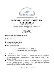 Scarica il programma - Centro per la Riforma del Diritto di Famiglia