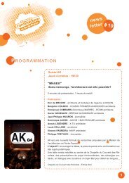 Newsletter 19 PDF – 605.6 ko - Maison de l'Architecture