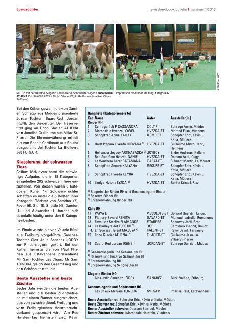 swissherdbook bulletin 1-2013-2-d