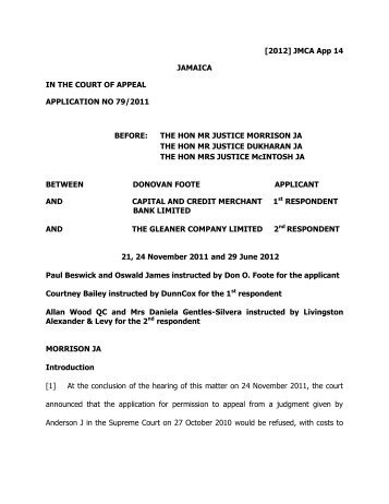 Foote (Donovan) v Capital & Credit Merchant Bank Ltd & Anor.pdf