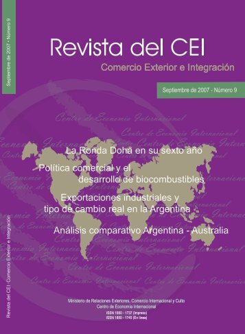 Revista del CEI 9.pdf - Centro de EconomÃ­a Internacional