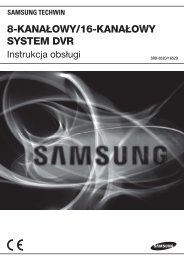 Instrukcja PL - Samsung CCTV