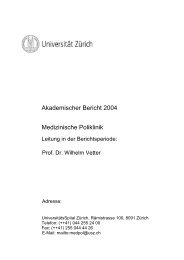 Akademischer Bericht 2004 Medizinische Poliklinik