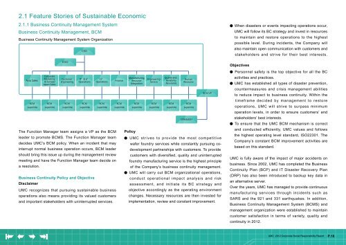 2012 Corporate Social Responsibility Report - UMC