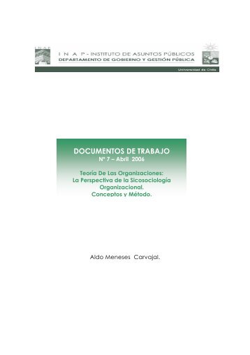 DOCUMENTOS DE TRABAJO - Universidad de Chile