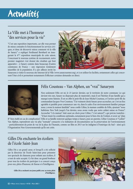 Mieux Vivre 155 - Mars 2012 (.pdf - 2,34 Mo) - Sanary-sur-Mer