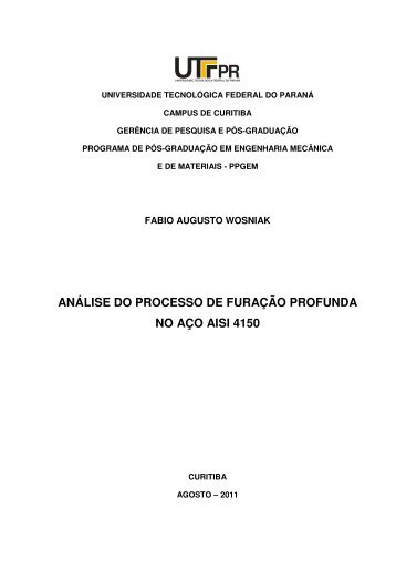 WOSNIAK, Fabio.pdf - PPGEM - UTFPR