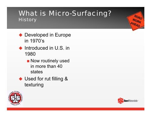 Slurry Seal and Microsurfacing Presentation