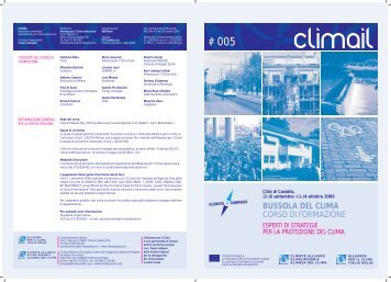 BUSSOLA DEL CLIMA CORSO DI FORMAZIONE - Alleanza per il ...