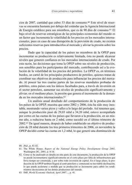 Crisis petrolera e imperialismo - Repositorio UASB-Digital