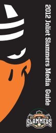 2012 Joliet Slammers Media Guide