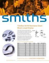 Titeflex X218 Stainless Steel Mesh Lined Clamp - Aero-Hose