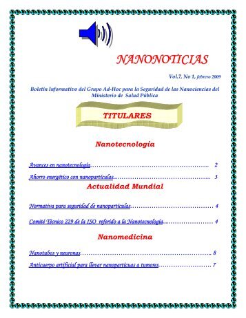 NANONOTICIAS - Sitio Web Oficial del CECMED