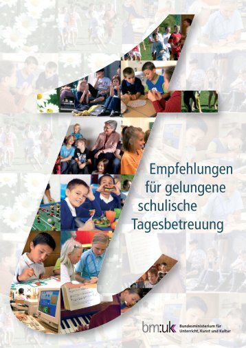 Empfehlungen für gelungene schulische Tagesbetreuung (pdf, 10 MB